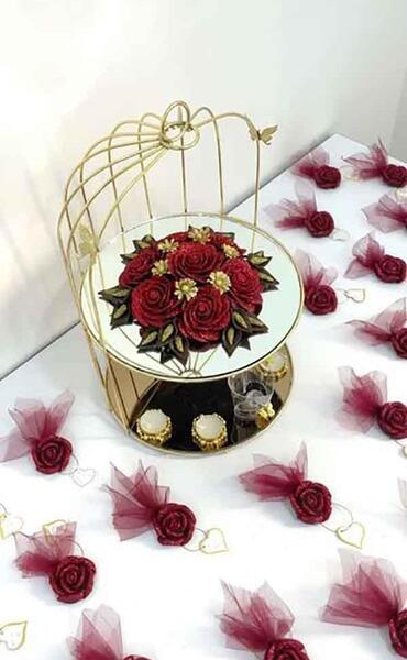 عکس دسته گل عروس شب حنابندان