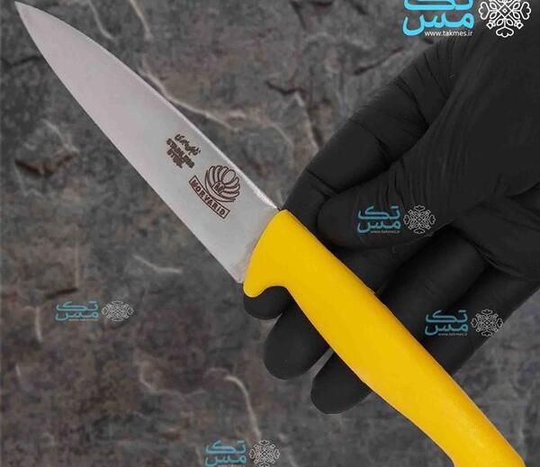 عکس چاقو دسته زرد
