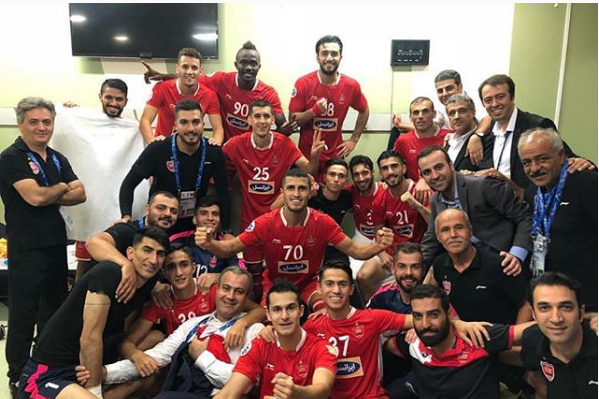 عکس دسته جمعی از بازیکنان پرسپولیس