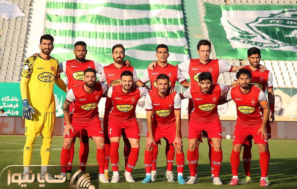 عکس دسته جمعی از بازیکنان پرسپولیس
