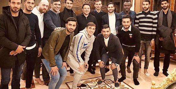 عکس دسته جمعی از بازیکنان پرسپولیس