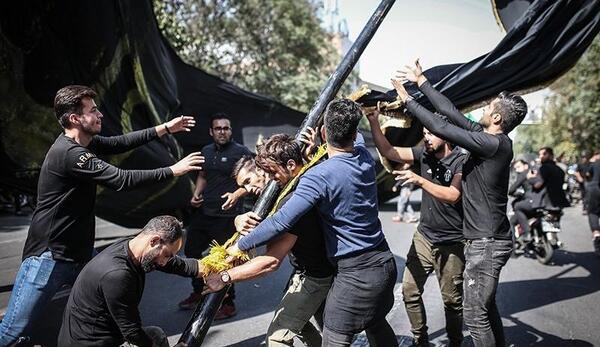 عکس دسته عزاداری امام حسین