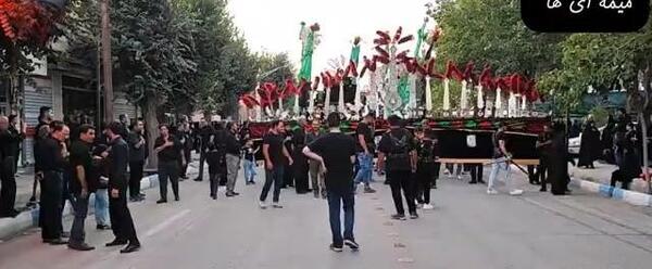 عکس دسته عزاداری امام حسین