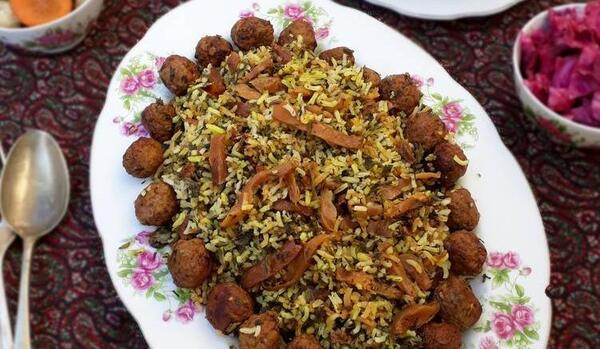 عکس سوتی پلو با گوشت قلقلی