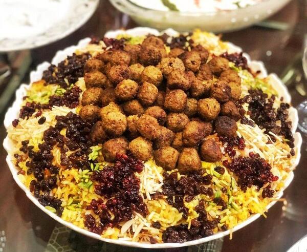 عکس سوتی پلو با گوشت قلقلی