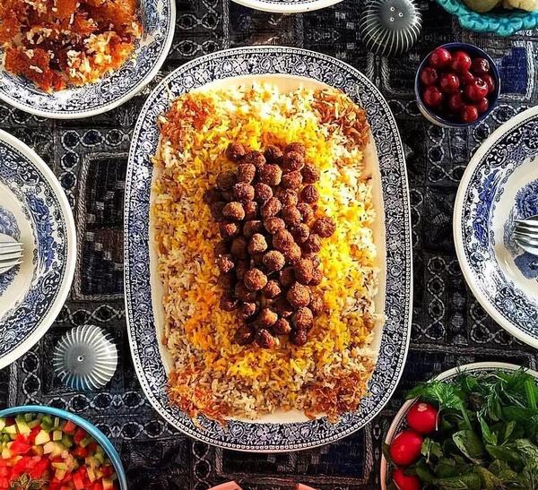 عکس سوتی پلو با گوشت قلقلی