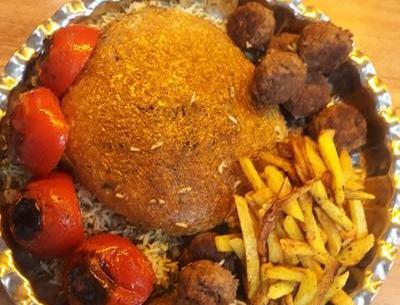 عکس سوتی پلو با گوشت قلقلی