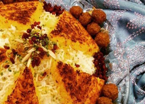 عکس سوتی پلو با گوشت قلقلی