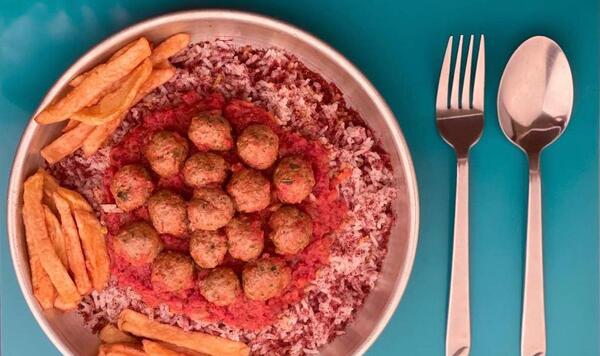 عکس سوتی پلو با گوشت قلقلی