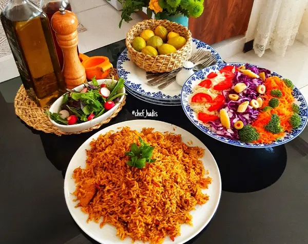عکس سوتی پلو با تن ماهی