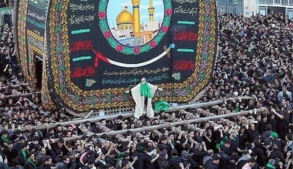 عکس نخل عزاداری یزد