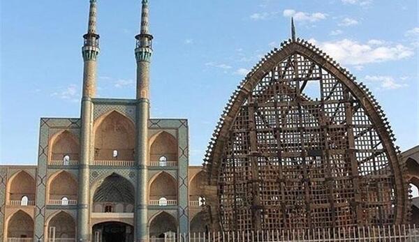 عکس نخل عزاداری یزد