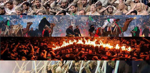 عکس نخل عزاداری یزد