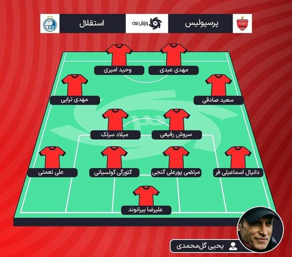 عکس سوتی های پرسپولیس مقابل استقلال
