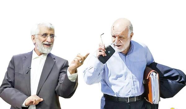 عکس سوتی سعید جلیلی در مناظره
