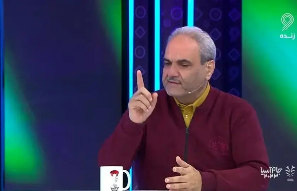 عکس سوتی جواد خیابانی در بازی ایران و کره شمالی