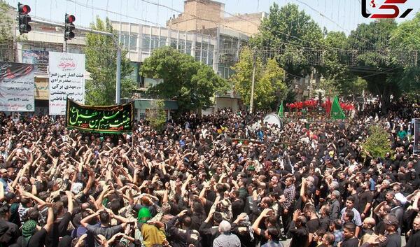 عکس از مراسم عزاداری عاشورا