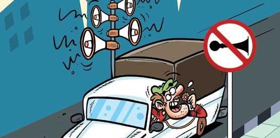 عکس ضرب المثل در مورد آلودگی صوتی