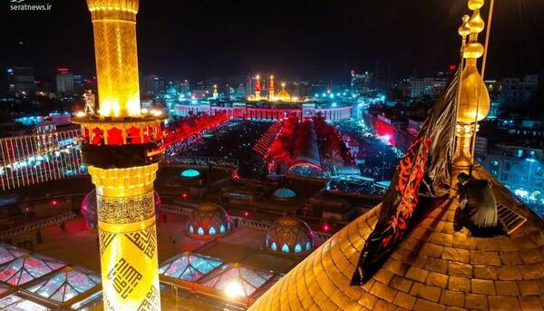 عکس پرچم سیاه عزاداری