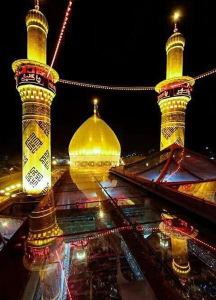 عکس گنبد امام حسین با کیفیت بالا