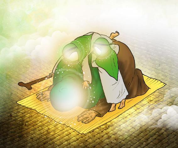 عکس امام حسین با بچه ها