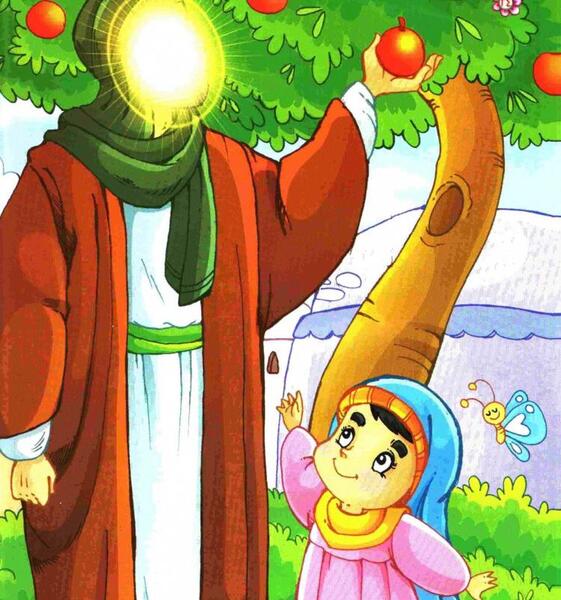 عکس امام حسین با بچه ها