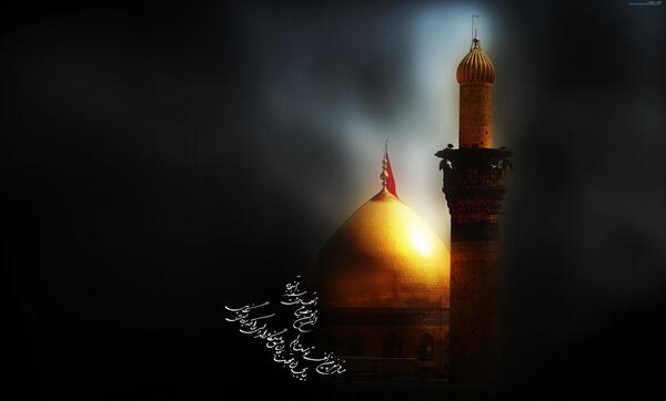 عکس حرم امام حسین عمودی