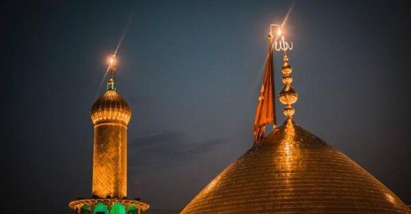 عکس حرم امام حسین عمودی