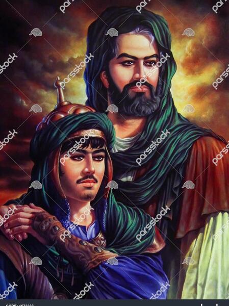 عکس امام حسین و امام حسین