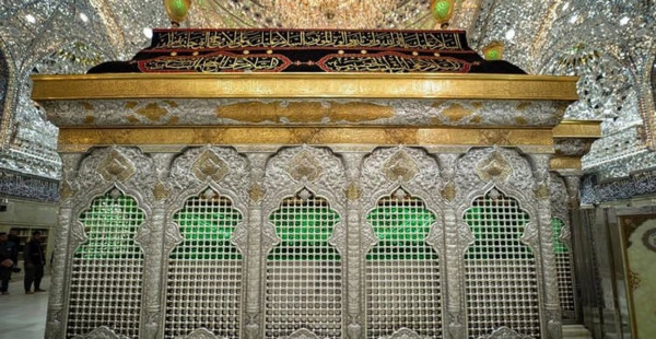 عکس امام حسین درحال شهید شدن