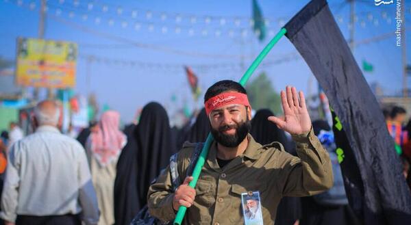 عکس سلام دادن به امام حسین