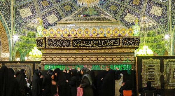 عکس امام حسین و رقیه