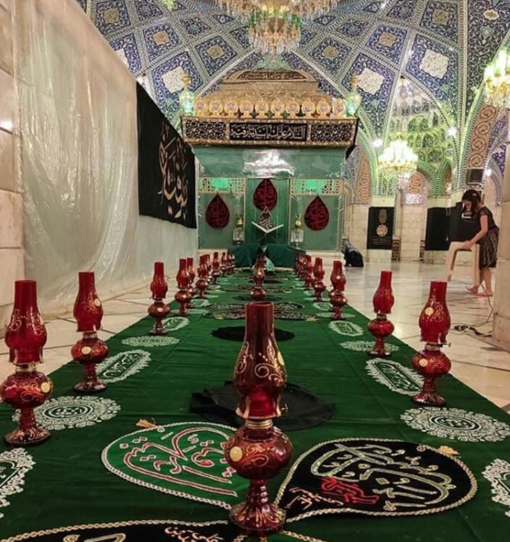 عکس امام حسین و رقیه