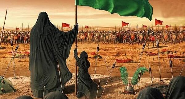 عکس از امام حسین و حضرت رقیه