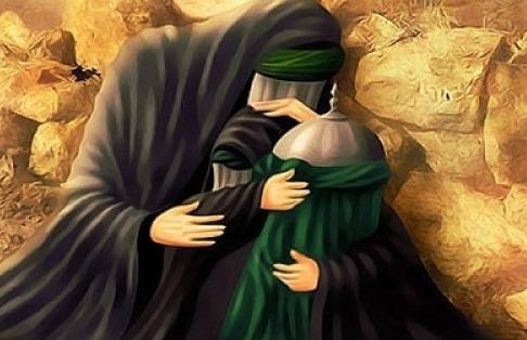 عکس از امام حسین و حضرت رقیه