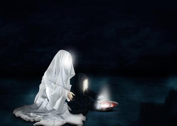 عکس از امام حسین و حضرت رقیه