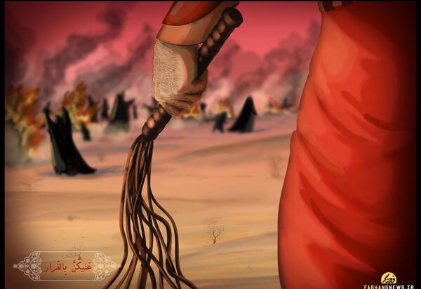 عکس از امام حسین و حضرت رقیه