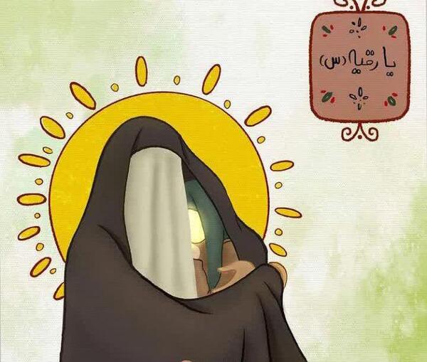 عکس از امام حسین و حضرت رقیه