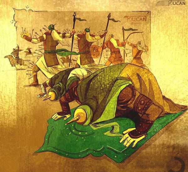 عکس شهادت امام حسین در روز عاشورا