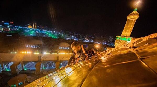 عکس گنبد امام حسین برای محرم