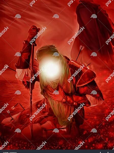 عکس امام نقاشی امام حسین