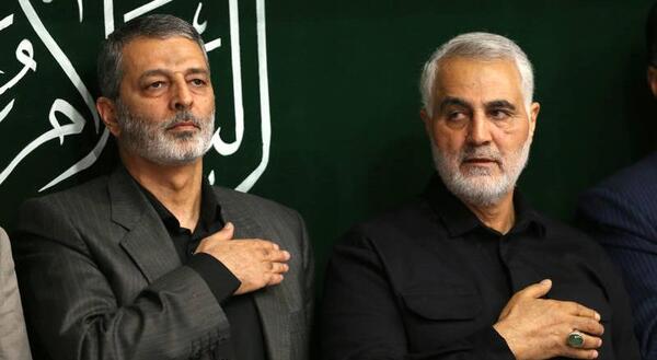 عکس رهبر و حاج قاسم در محرم