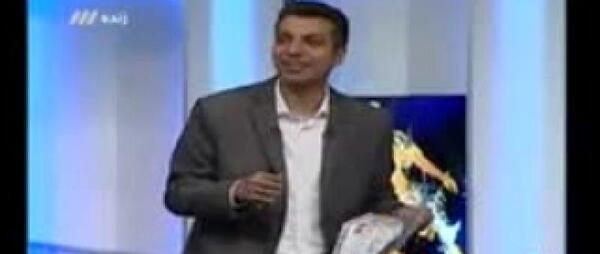 عکس سوتی عادل فردوسی پور در برنامه 90