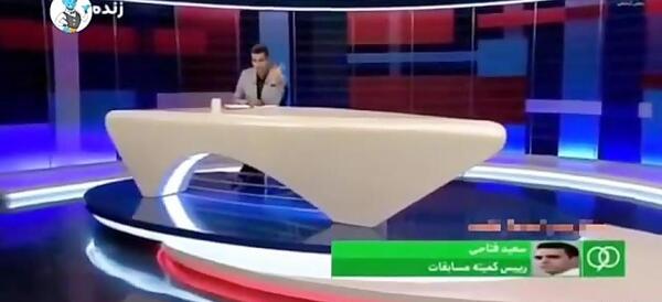 عکس سوتی عادل فردوسی پور در برنامه 90