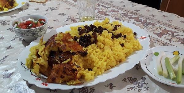 عکس غذای سوتی پلو