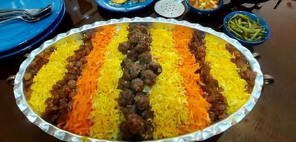 عکس غذای سوتی پلو