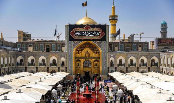 عکس حرم امام رضا در محرم ۱۴۰۳