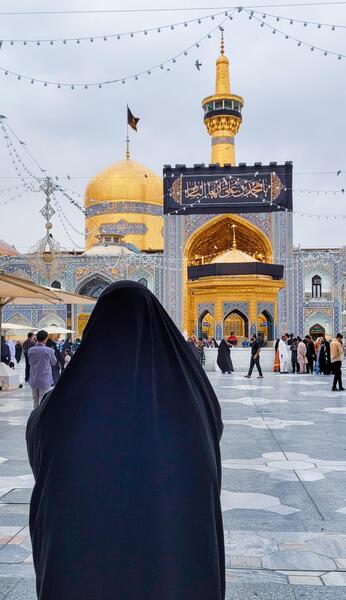 عکس حرم امام رضا در محرم ۱۴۰۳