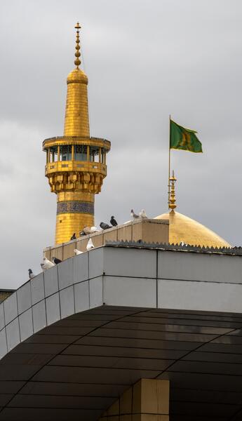 عکس حرم امام رضا در محرم ۱۴۰۳
