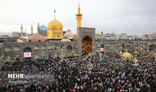 عکس حرم امام رضا در محرم ۱۴۰۳